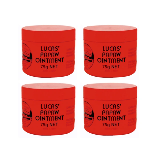【Lucas 澳洲木瓜霜】澳洲Lucas Papaw萬用木瓜霜75g4入(贈百利淨奈米銀酵素清潔錠3入/組) 歷史價格詳細信息