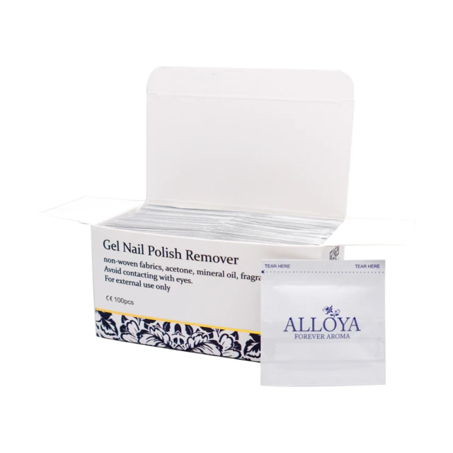 【英國ALLOYA愛若雅】卸甲包（水性指甲油專用）1盒100片 輕巧包裝 便利攜帶 出國方便 用於卸除水性指甲油 歷史價格詳細信息