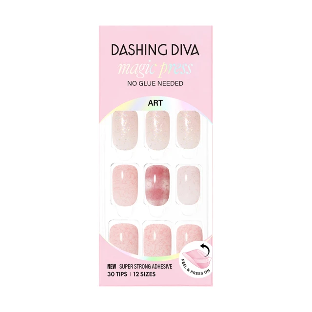 【DASHING DIVA】MAGICPRESS 薄型經典美甲片_夢幻粉彩 歷史價格詳細信息