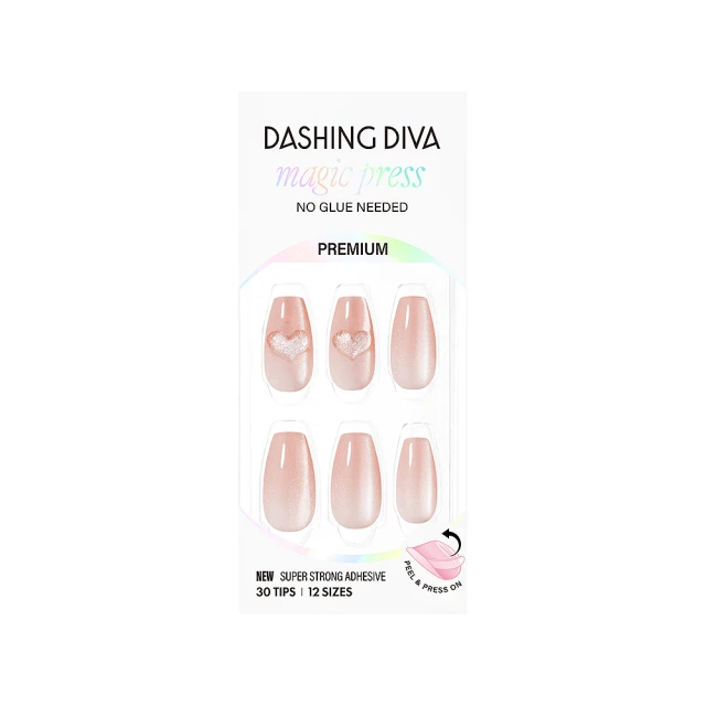 【DASHING DIVA】MAGICPRESS 頂級璀璨經典美甲片_藍色貝殼(歐美款/杏仁) 歷史價格詳細信息