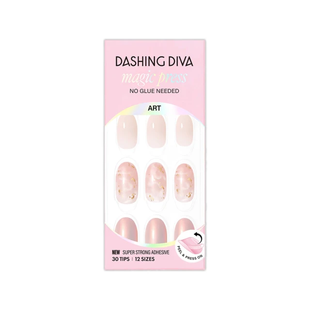 【DASHING DIVA】MAGICPRESS 薄型經典美甲片_大理石鏡子(長橢圓) 歷史價格詳細信息