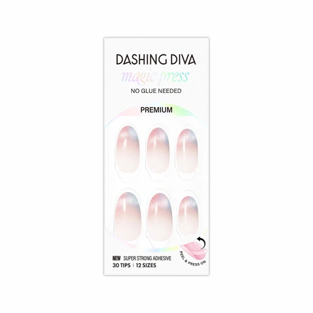 【DASHING DIVA】MAGICPRESS 頂級璀璨經典美甲片_藍色貝殼(歐美款/杏仁) 歷史價格詳細信息