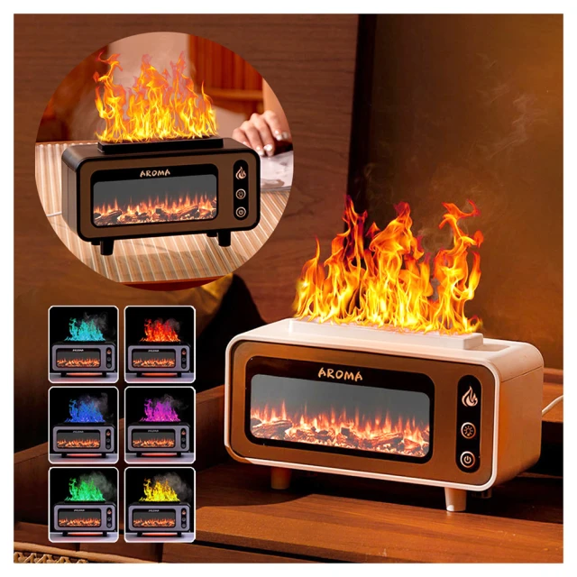 【ANTIAN】火焰霧化噴霧補水香氛水氧機 氛圍燈加濕器 大霧量噴霧機 空氣清淨機 350ML(聖誕交換禮物) 歷史價格詳細信息