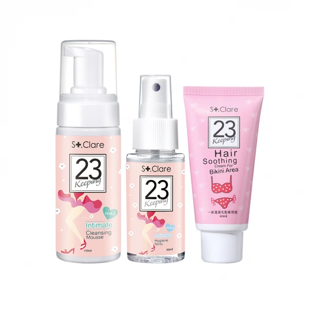 St.Clare聖克萊爾 私密專用(毛髮順理霜+嫩白緊緻凝露+保濕凝露+莓煩惱膠囊) 歷史價格詳細信息