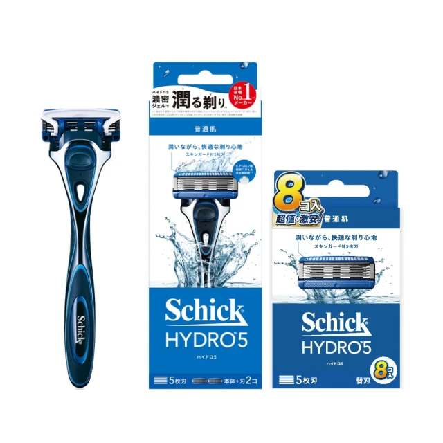 【Schick 舒適牌】水次元5 天然刮鬍刀片 4入 歷史價格詳細信息