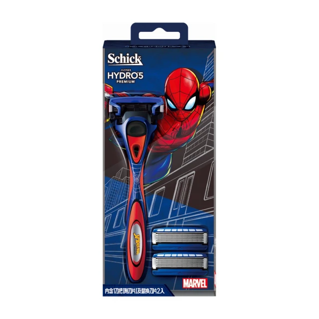 【Schick 舒適牌】漫威蜘蛛人 水次元 5 Premium 刮鬍刀1刀把 9刀頭 限量聯名款 蝦皮獨家 歷史價格詳細信息