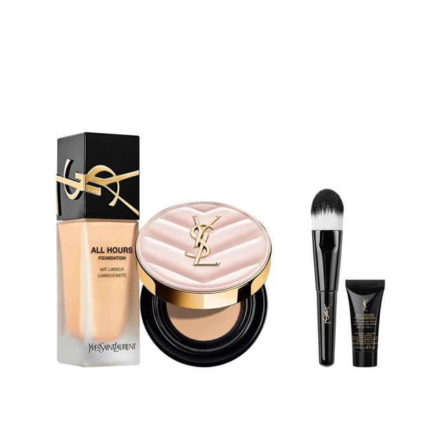 【YSL】官方直營 恆久完美誘光彩妝組(午夜粉底+黑方管) 歷史價格詳細信息