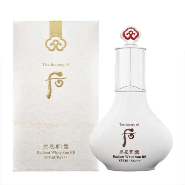 Whoo后 拱辰享亮白防曬BB裸妝液 40ml 廠商直送 現貨 歷史價格詳細信息