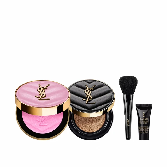 【YSL】官方直營 恆久完美透膚底妝組(新品上市/恆久完美霧光氣墊+恆久完美透膚煙染腮紅) 價格比較,價格查詢,歷史價格詳細信息