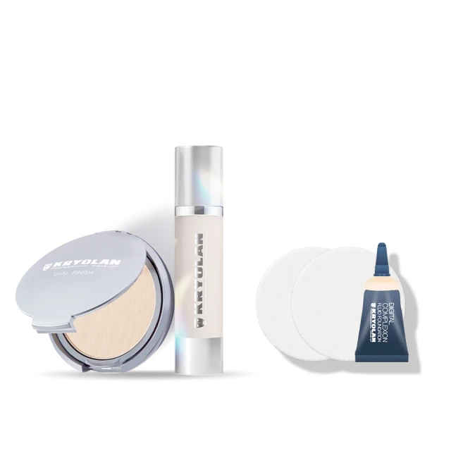 【KRYOLAN 歌劇魅影】乾肌專屬保濕底妝組(七秒修顏粉餅+凝水粉妝慕斯) 歷史價格詳細信息