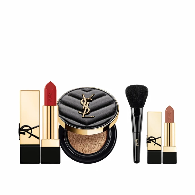 【YSL】官方直營 恆久完美緞面彩妝組(全新皮革氣墊+緞面唇膏新色) 歷史價格詳細信息