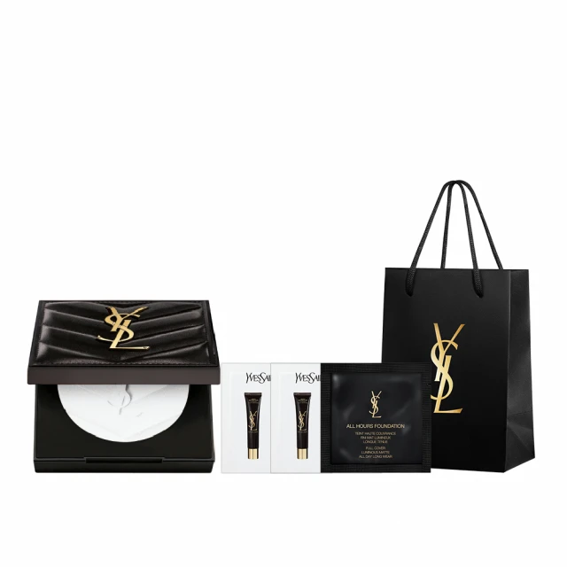 【YSL】官方直營 恆久完美透膚底妝組(新品上市/恆久完美霧光氣墊+恆久完美透膚煙染腮紅) 歷史價格詳細信息