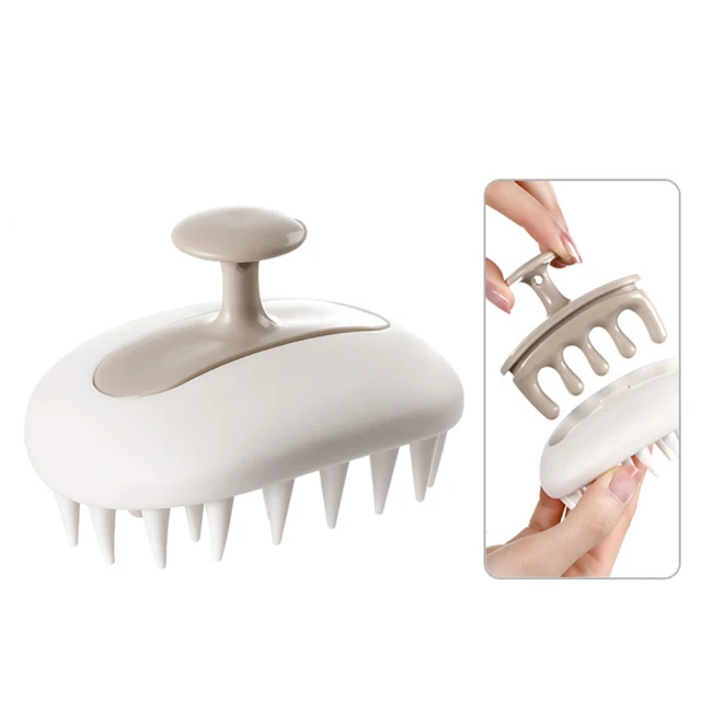 洗頭梳 洗髮梳 頭皮按摩梳 3D柔軟材質按摩梳 手持圭硅膠按摩氣墊梳 歷史價格詳細信息