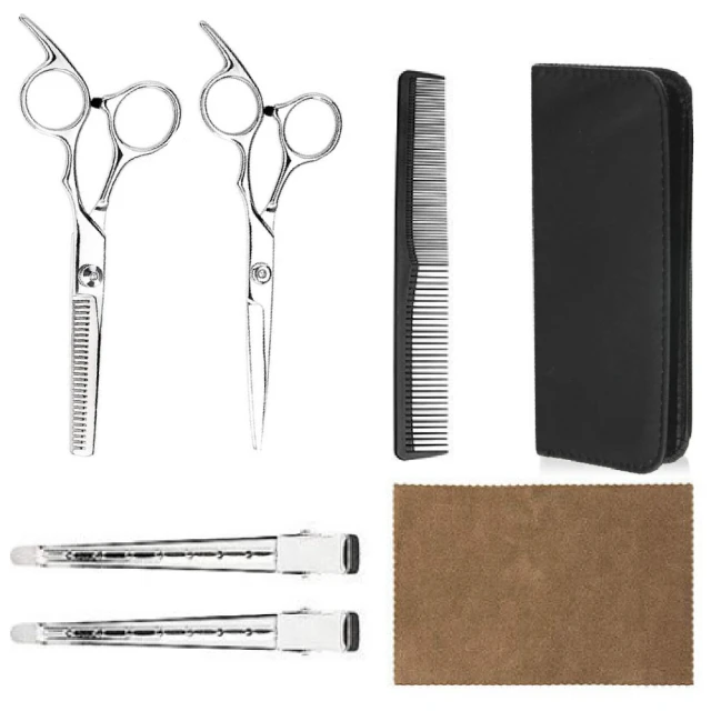 專業沙龍美髮剪刀【2入組】(鋒利刀刃/舒適握把) 打薄剪刀 美容剪刀 層次剪刀 歷史價格詳細信息