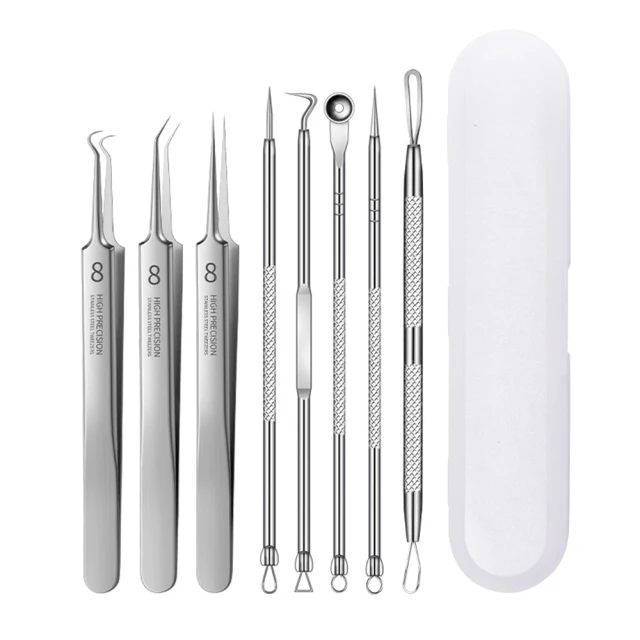 不鏽鋼黑色美甲套裝 基礎7件套 修容組 美甲工具 修甲美容組 指甲銼 歷史價格詳細信息