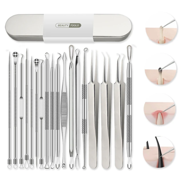 鑷子 細胞夾 黑頭鑷子 清潔鑷子 粉刺針 刮閉口神器 擠痘工具 多功能鑷子 8號細胞夾 美容院專用清潔鑷子 歷史價格詳細信息