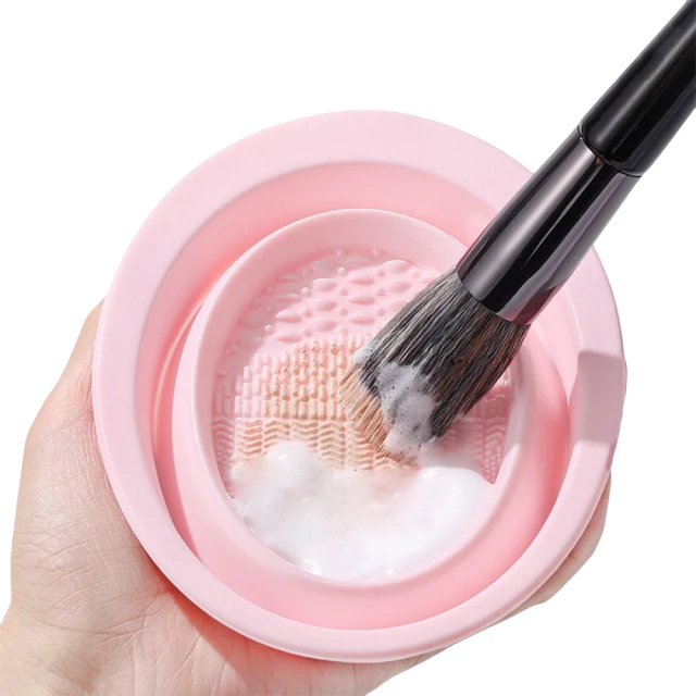 摺疊洗刷碗 化妝刷清潔【ARZ】【E133】美妝蛋 粉撲 氣墊粉餅 化妝刷具 彩妝工具 刷具清潔 洗刷具 矽膠 刷子清潔 歷史價格詳細信息
