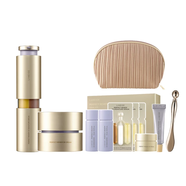 【LANEIGE 蘭芝】完美細緻早C晚A組(完美新生三效賦活精華40ml+維他命C淨膚煥顏精露150ml 官方直營) 歷史價格詳細信息