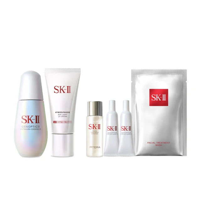 【SK-II】1+1 光蘊臻采煥亮精華50ml+光感煥白CC霜(小燈泡/防曬) 歷史價格詳細信息