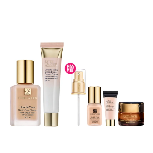 ESTEE LAUDER 雅詩蘭黛 粉持久天生美肌乖乖乳(15ml)+特潤超導全方位修護露(15ml)旅行袋組 歷史價格詳細信息