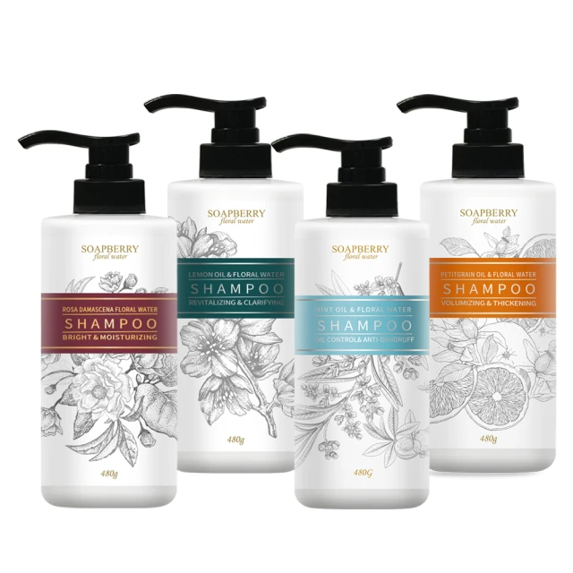 【古寶無患子】大馬士革玫瑰潤澤修護純露洗髮精480g(中/乾性髮質適用) 歷史價格詳細信息