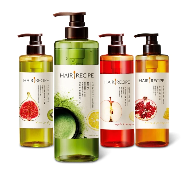 Hair Recipe 髮的食譜/髮的料理 洗髮/護髮530ml(蘋果生薑防斷/奇異果清爽/蜂蜜亮澤/綠茶柚子保濕) 歷史價格詳細信息