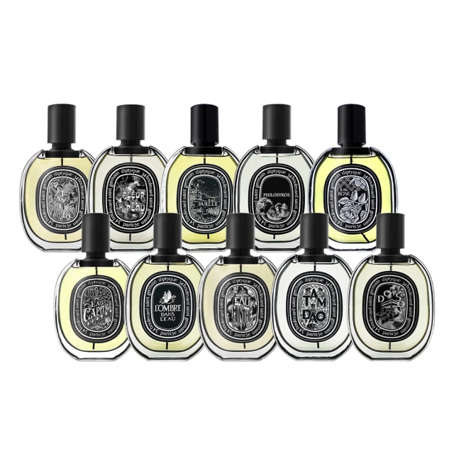 Diptyque 淡香精 75ml(肌膚之華/杜桑/希臘無花果/青蕨/譚道/玫瑰之水/爵夢) 歷史價格詳細信息