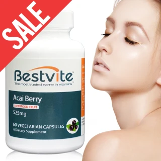 【美國BestVite】必賜力高濃縮巴西莓膠囊2瓶組 (60顆*2瓶) 歷史價格詳細信息