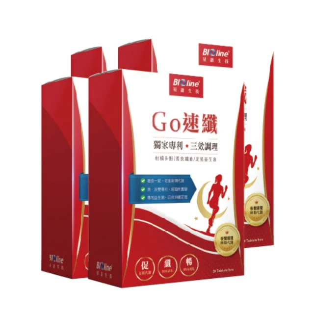 Bioline星譜生技_Go速纖(30錠/盒)x4盒【4盒優惠】日本專利綜合酵素 歷史價格詳細信息