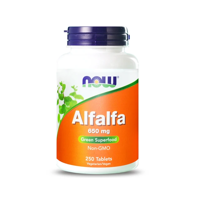 NOW健而婷 紫花葉綠素(紫花苜蓿)(250顆/瓶)三瓶組 歷史價格詳細信息