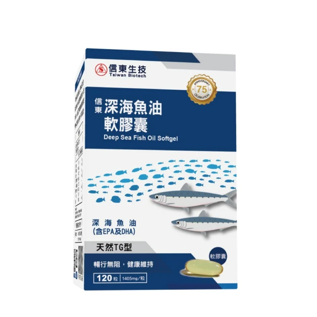 【信東生技】深海魚油軟膠囊2入組(120粒/盒) 歷史價格詳細信息