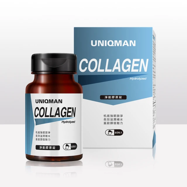 UNIQMAN 淨能膠原錠 (60粒/瓶) 2瓶組 歷史價格詳細信息