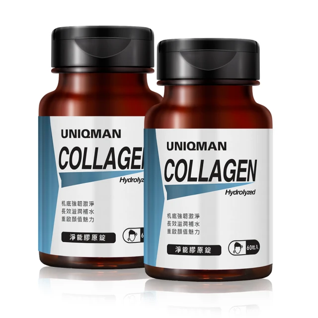 UNIQMAN 淨能膠原錠 (60粒/瓶) 2瓶組 歷史價格詳細信息