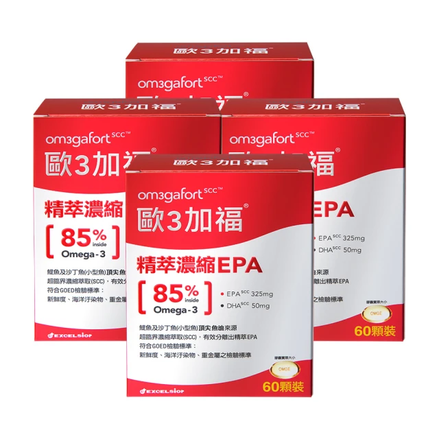 【Om3gafort 歐3加福】精萃濃縮魚油EPA 30顆/盒(4入組) 歷史價格詳細信息