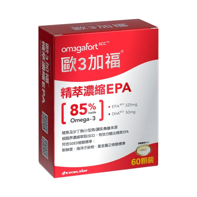 【Om3gafort 歐3加福】精萃濃縮魚油EPA 30顆/盒(4入組) 歷史價格詳細信息
