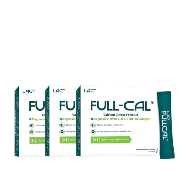 【LAC 利維喜】Full-Cal優鎂鈣粉-檸檬口味x3盒組(共180包/檸檬酸鈣/膠原/維他命D/送禮/全孕期適用) 價格比較,價格查詢,歷史價格詳細信息