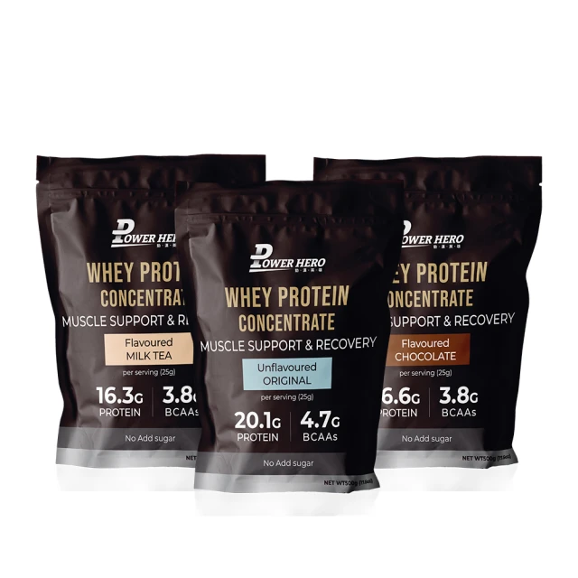 【PowerHero 勁漢英雄】運動濃縮乳清蛋白粉x1入(500g/入、香醇奶茶、Saputo優質乳清首選) 歷史價格詳細信息