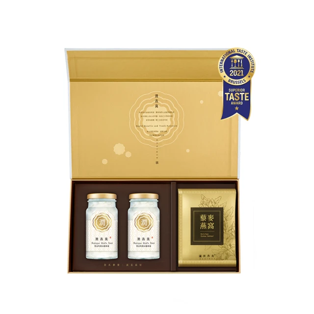 【潤燕窩】尊榮滋補禮盒-24K極濃白金潤燕盞2入＋純醇潤花蜜2入(燕窩、蜂蜜、養生、送禮、春節禮盒) 歷史價格詳細信息
