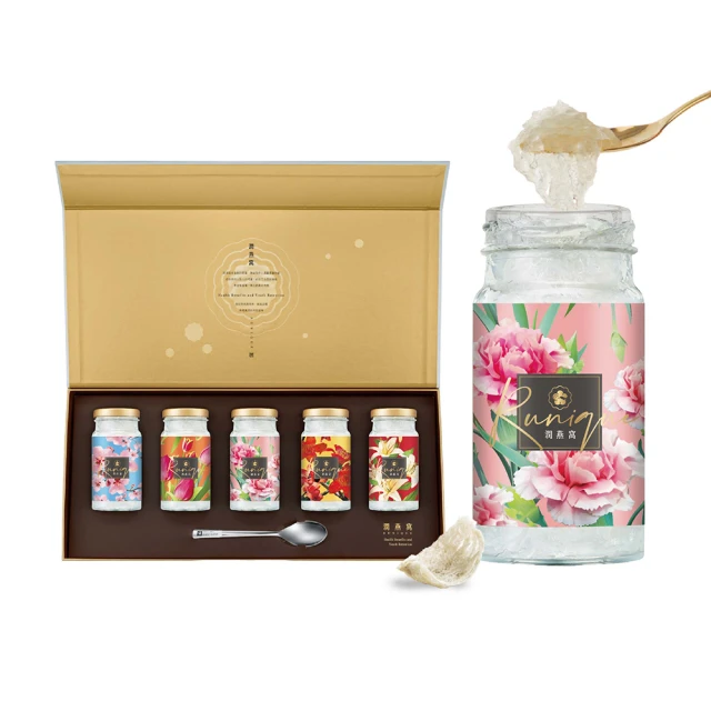 【潤燕窩】24K極濃一品金燕-6入燕窩禮盒 贈德國訂製湯匙(燕窩、養生、送禮、春節禮盒) 歷史價格詳細信息