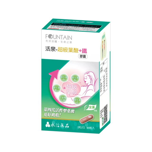 【永信活泉】超級葉酸+鐵 膠囊(90粒入) 歷史價格詳細信息