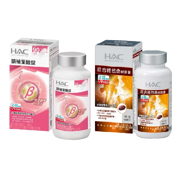 【永信HAC】韻補葉酸錠x7瓶(90錠/瓶) 歷史價格詳細信息