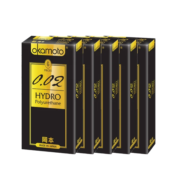 【okamoto 岡本】002 HYDRO水感勁薄保險套6入X2盒(共12枚) 歷史價格詳細信息