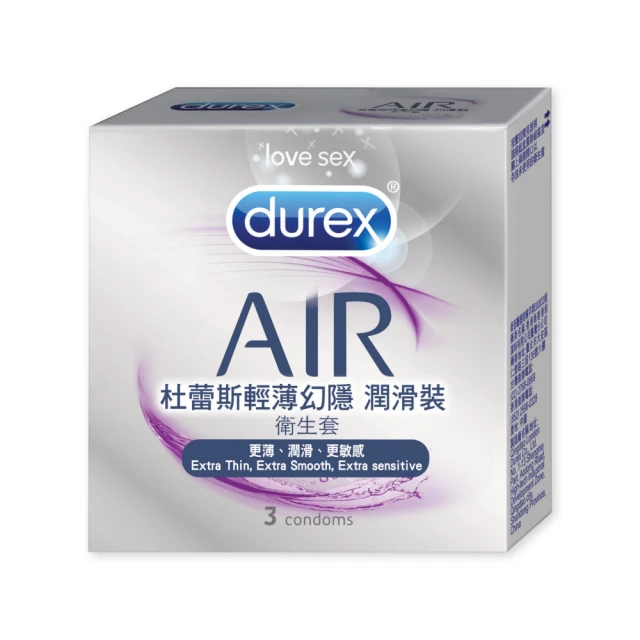 【Durex杜蕾斯】輕薄潤滑裝保險套(3入)-效期至2022/06 歷史價格詳細信息