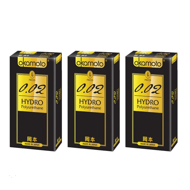 【okamoto 岡本】002 HYDRO水感勁薄保險套6入X2盒(共12枚) 歷史價格詳細信息