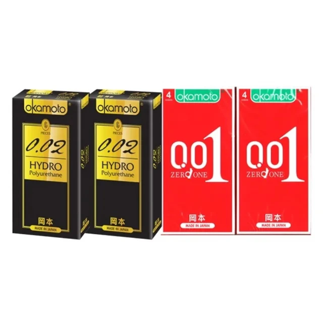 【okamoto 岡本】002 HYDRO水感勁薄保險套6入X2盒(共12枚) 歷史價格詳細信息
