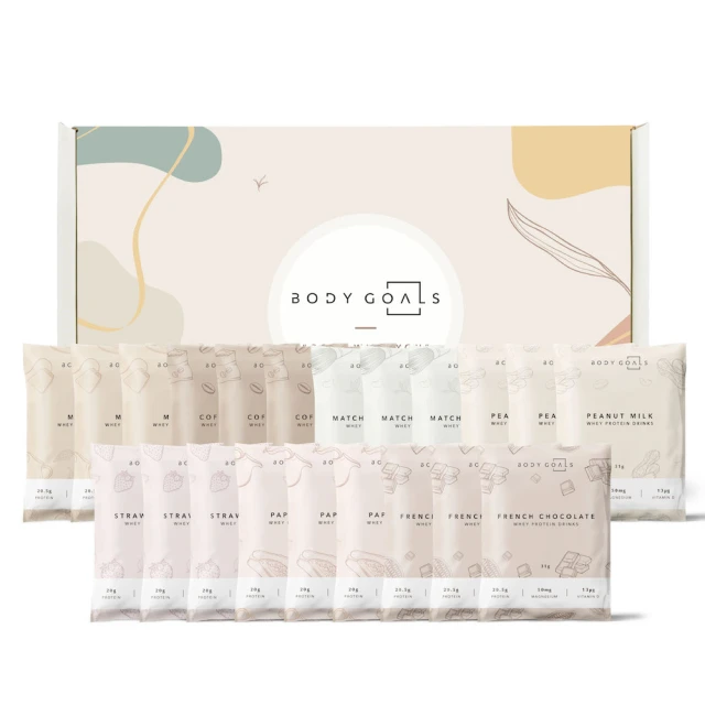 【Body Goals】多效乳清蛋白飲-花生牛奶口味 隨手包12入組(31g/包，12包/盒) 歷史價格詳細信息