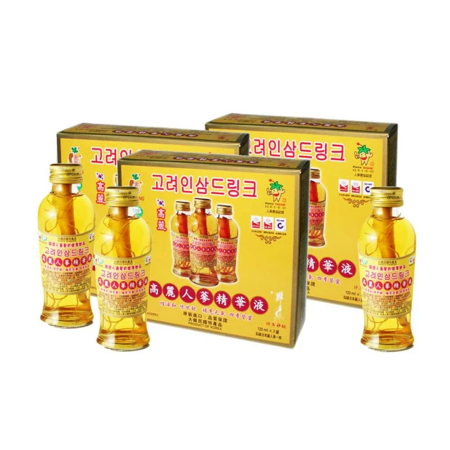 金蔘-韓國高麗人蔘精華液(120ml*3瓶)共3盒 歷史價格詳細信息