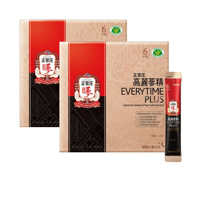 《正官庄》高麗蔘精EVERYTIME PLUS(10mlx30包) 歷史價格詳細信息