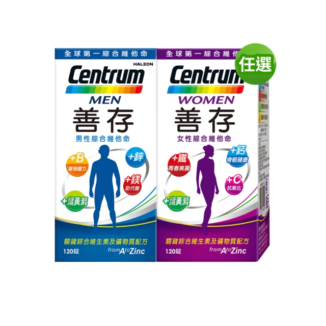 善存男性+女性綜合維他命 (120錠x2瓶) 歷史價格詳細信息