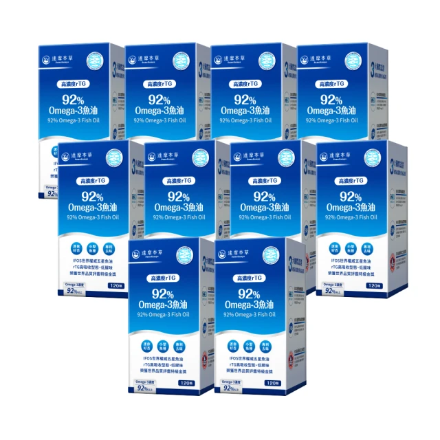 【達摩本草】92% Omega-3 rTG高濃度魚油EX x4 (120顆/盒) 歷史價格詳細信息